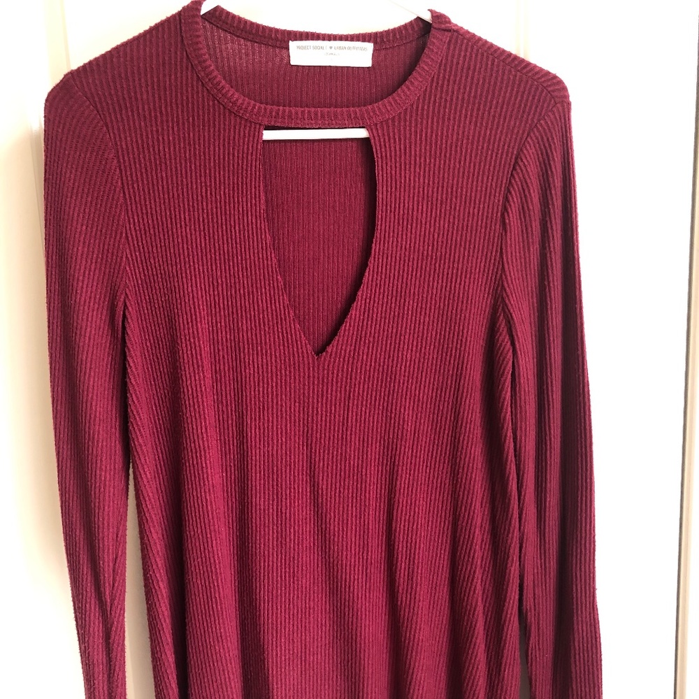 Project Social T long sleeve cut out